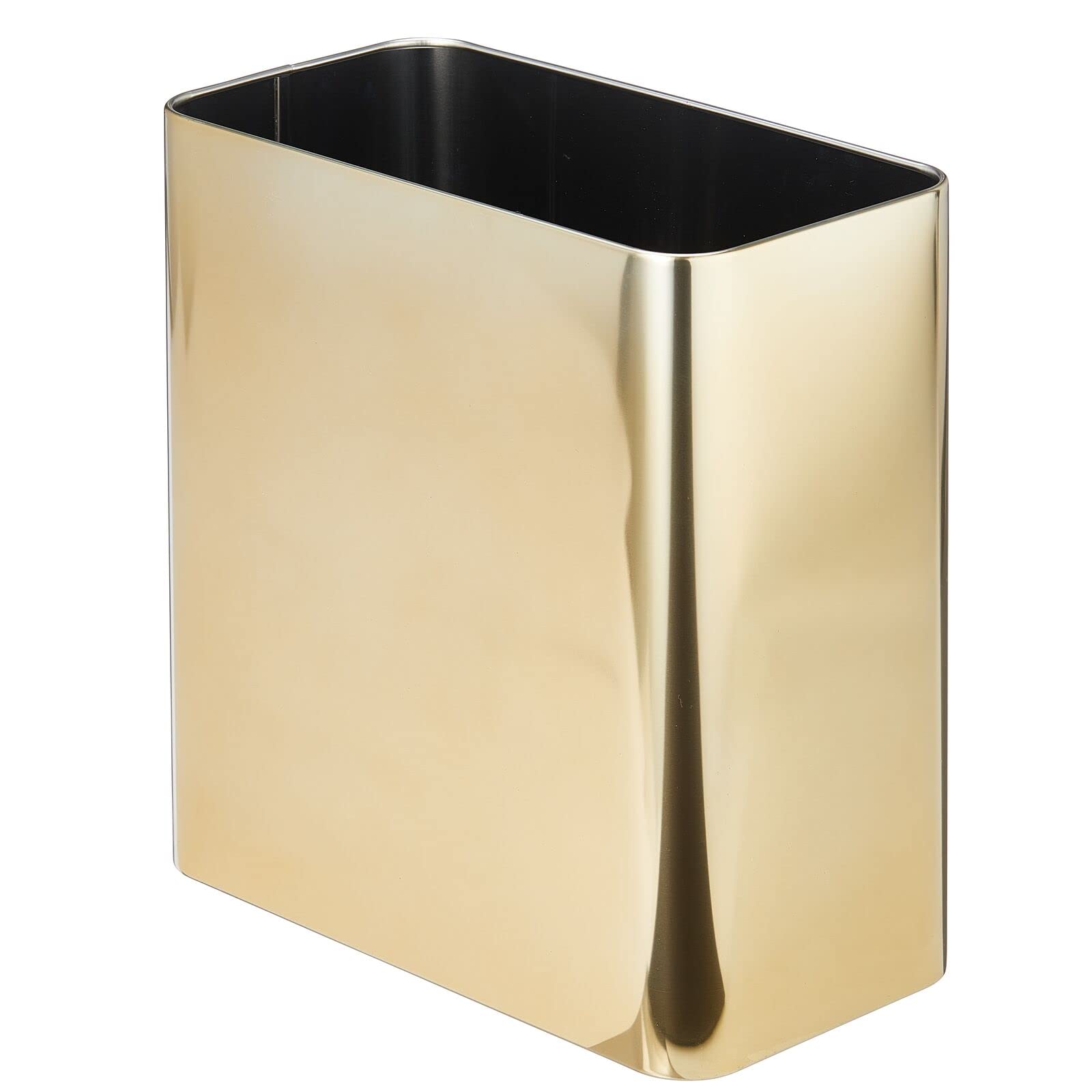 Amazon.com: mDesign Stainless Steel Slim Rectangular Modern Metal